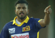 মাদুশঙ্কার শেষ ওভারে হ্যাটট্রিক, হাফ ছেড়ে বাঁচল শ্রীলঙ্কা