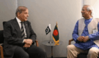 নিউইয়র্কে প্রধান উপদেষ্টার সঙ্গে পাকিস্তানের প্রধানমন্ত্রীর বৈঠক