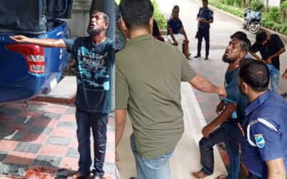 থানার ভেতর কেরোসিন ঢেলে মাদক ব্যাবসায়ীর আত্নহত্যার চেষ্টা
