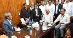 নবনির্বাচিত রাষ্ট্রপতি মির্জা ফখরুলের সঙ্গে প্রধানমন্ত্রীর সাক্ষাৎ